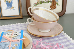 Vintage Teacup Club Duo - Teacup and Saucer