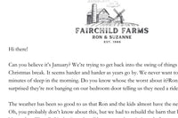 Letters From the Farm