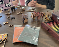 DIY Wooden Art Building Sets