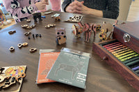 DIY Wooden Art Building Sets