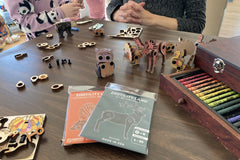 DIY Wooden Art Building Sets