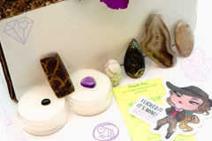 Natural Stone Cabochon Collection Box