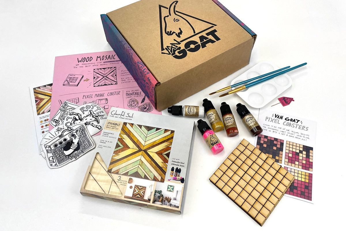 Van Goat Colorist Box - Cratejoy