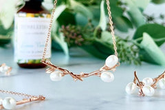 Your Bijoux Box , Jewelry subscription, subscription, pearls, 18k, gold jewelry, pearl jewelry,  sterling silver, delicate, nature jewelry