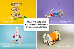 MEL STEM — Science Experiments Subscription Box DIY Model Building Kit Learning & Education Toys for Boys and Girls STEM Projects for Kids Ages 5+