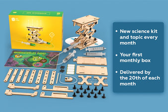 MEL STEM — Science Experiments Subscription Box DIY Model Building Kit Learning & Education Toys for Boys and Girls STEM Projects for Kids Ages 5+