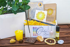 Chakra Box Subscription, Solar Plexus Chakra Box, Aromatherapy, Crystals, Tea, Vegan, Organic, Jewelry, Incense