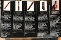 A write up is provided each month with some details of the cigars, with tasting notes and some background on the cigar itself or manufacture