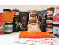Greek delicious handcrafted local products in premium wooden gift box