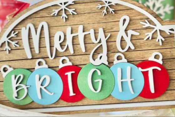 Holiday Tiered Tray Decor Box