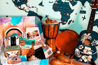 Gift a travel through music box. Featured in the Boston globe and forbes magazine. Travel and music lovers unite!