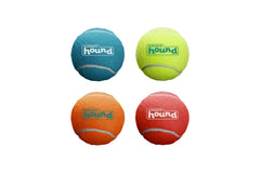 Outward Hound Squeaker Ballz Fetch Dog Toy, Medium - 4 Pack