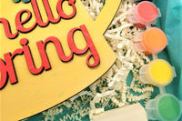 DIY Crafter Kit includes all supplies to create happy and cheerful home decor. This is the Spring DIY Kit.