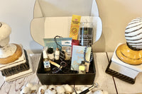 Items inside the 555 ritual box talisman, incense, candle, herbs, spray, instructions, spiritual bath