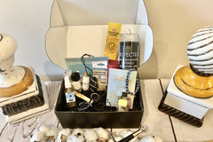Items inside the 555 ritual box talisman, incense, candle, herbs, spray, instructions, spiritual bath