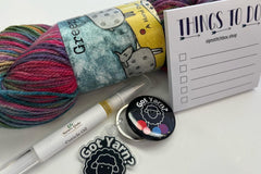 Just the Yarn-  A Hand Dyed Sock Yarn Single Skein Mystery Box
