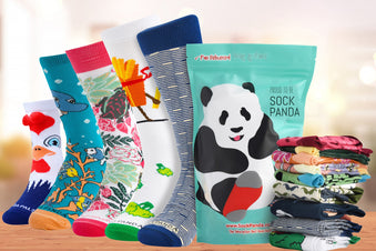 Sock Panda - Two Pairs Socks Per Month (Hers and His Mixed Subscription) - Great for Couples