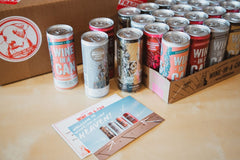 Graham + Fisk's Wine-In-A-Can Canned Wine Club 24-Pack