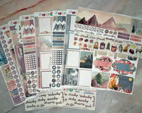 Monthly Functional Planner Sticker Subscription Box for Planners - Calendars, Happy Planner, Bullet Journal, Leafy Treetops, Pocket, A5, EC, TN, Hobonichi Weeks