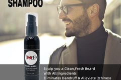 All Natural and Organic 6 in 1 Beard grooming care includes Oil|Balm|Wash|Brush|Comb| Scissor for men,father,boyfriend,husband,birthday gift