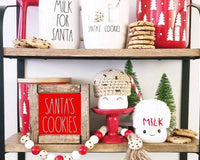 Holiday Tiered Tray Decor Items Box