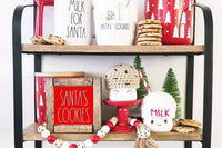 Holiday Tiered Tray Decor Items Box