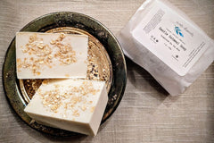 Gentle Oatmeal Soap Bar, by Create Elements. Experience Comforting Aromas and Gentle Exfoliation with Oat-infused Bars. 