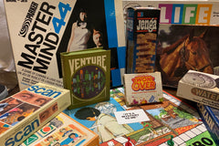Vintage Board Games Box