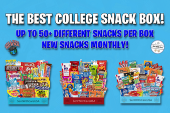 College Student Survival Kit - Study Snack Box for Students | Back To School & Preparing for Finals - A Great Dorm Gift Idea!