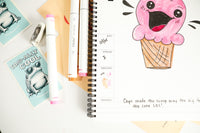 Monthly Sketchpad with Daily Drawing Prompts