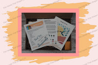 The DIY box reveals easy-to-follow instructions and a detailed color guide, ready for your serene and enchanting crafting journey.
