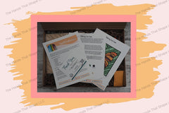 The DIY box includes easy-to-use instructions and a detailed color guide, set out for your creative journey to begin.