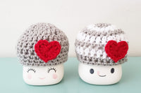 Seasonal Marshmallow Mug Hat Farmhouse Tiered Tray Decor Box