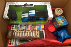 Packing up some boy boxes! New toys arriving soon! Bigger boxes coming soon! A new variety of the latest toys is on the way!
