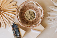 unique artisan goods handmade fair trade photo includes woven basket, lip balm and lip balm holder anchor of hope box