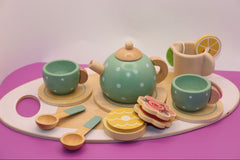 An unboxed copy of the Afternoon Tea Time Set. A toy for possible inclusion in the Toddler Toy Treasure Box.  
