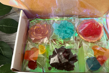 2024 March Shipping Best Seller Kohakutou Edible Crystal Jewel Box Vegan,  Gluten-free, ASMR Wagashi Dessert Gift 