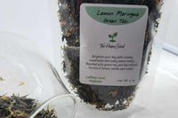 Our favorite green tea!  This is not a tart lemon but a nice smooth creamy (vanilla) lemon joy.  A customer favorite for sure.