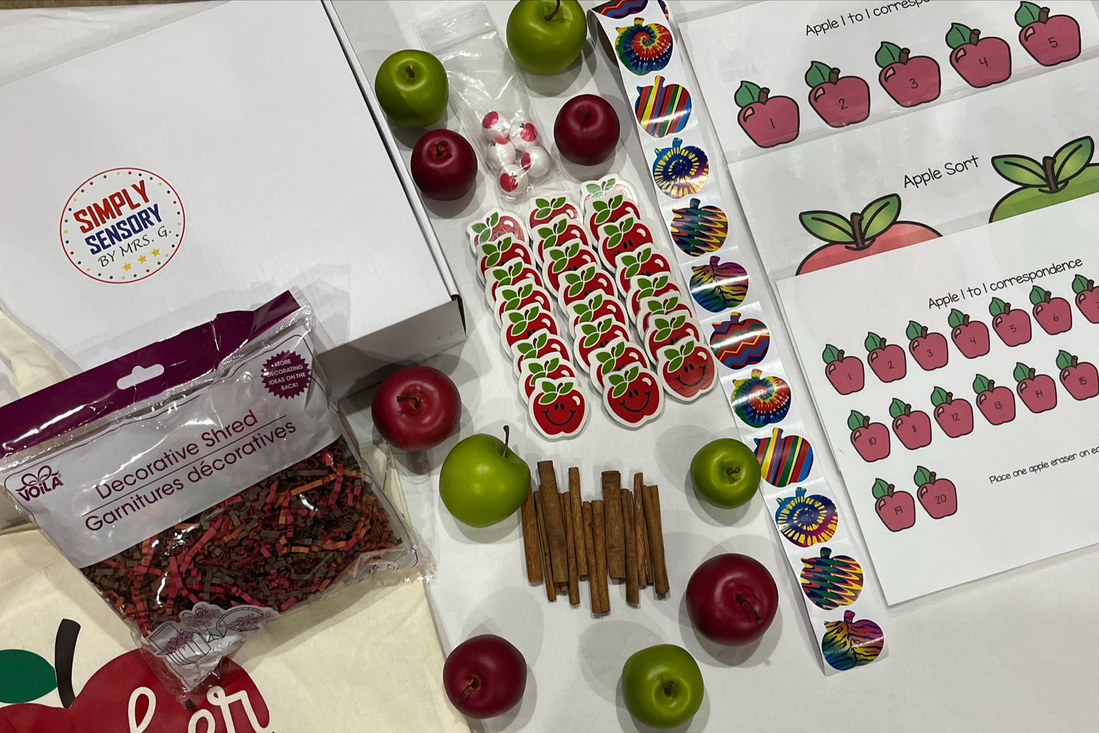 Monthly Sensory Box Filler