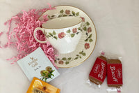 Vintage Teacup Club Trio - Teacup, Saucer & Cake Plate