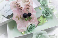 MY LUV 2U Designer Lava Rock Crystal Birthstone Earrings Box