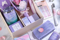 Wine Tumbler Scented Candle Spa Gift Box