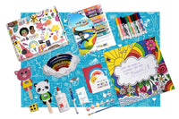 Be a rainbow in someone else’s cloud. This box is full of ideas on how your kiddo can bring sunshine into someone’s sad day.