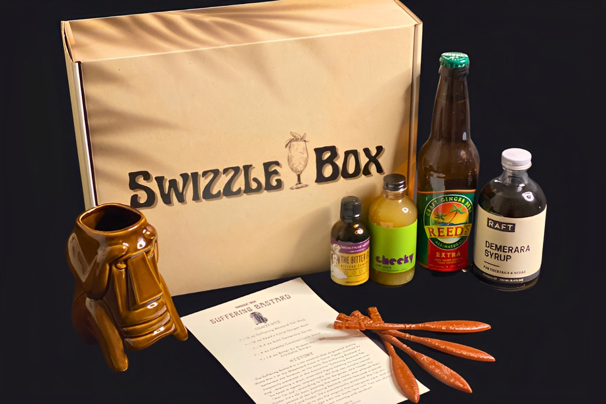 winwin GMMTV Souri タンブラーBoxセット Swizzle Box - Tiki Cocktail Kit - Cratejoy