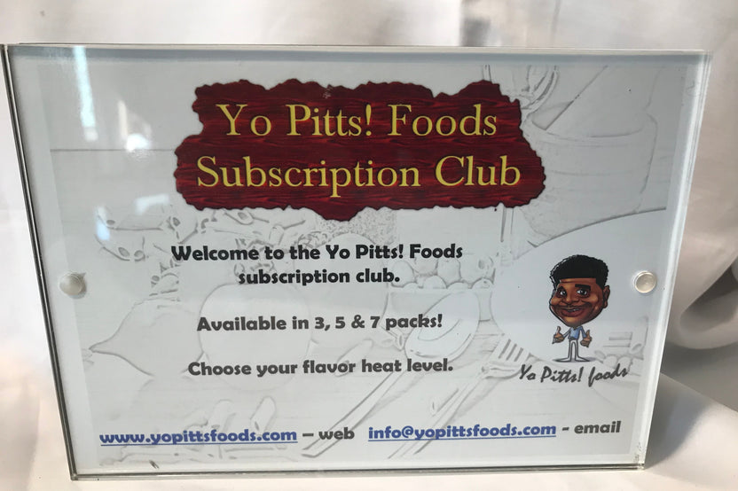 Yo Pitts! Foods Flavored Condiment Club 2-Pack Monthly