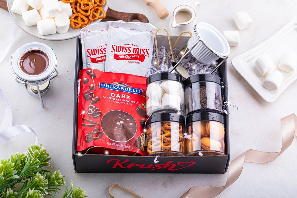 corporate gift chocolate fondue box date night box gift for him gift for couple gift for her anniversary gift