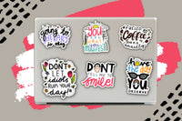 Sticker examples from our permanent line