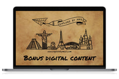 Adventure Club offers BONUS DIGITAL CONTENT (lesson plans, scavenger hunts, coloring pages, virtual field trips, cultural performance, etc).