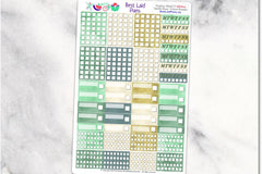 Functional Planner Sticker Kit for Planners - Calendars, Happy Planner, Bullet Journal, Leafy Treetops, Pocket, A5, EC, TN