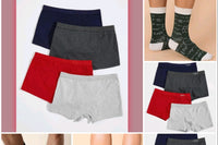 Men'ss Tee, Underwear & Sock Box